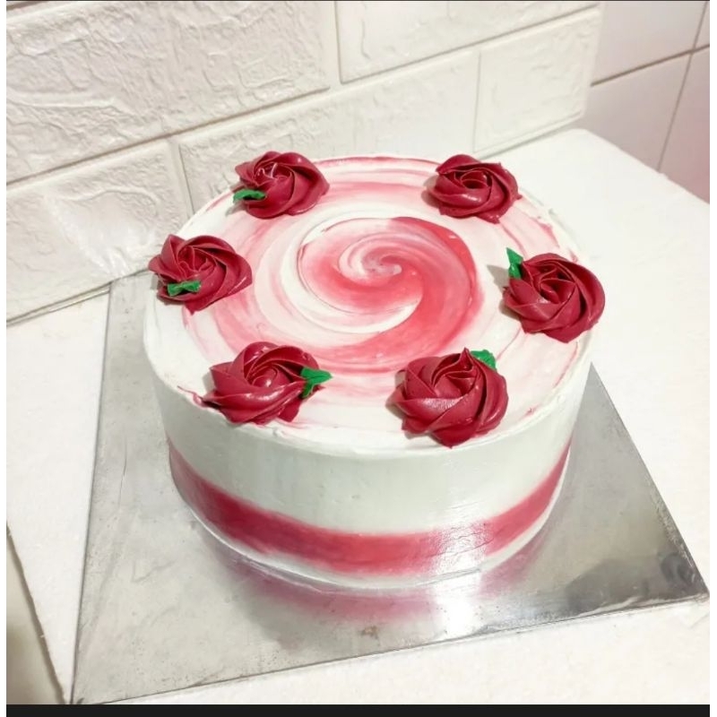 

Cake D16_Red Rose