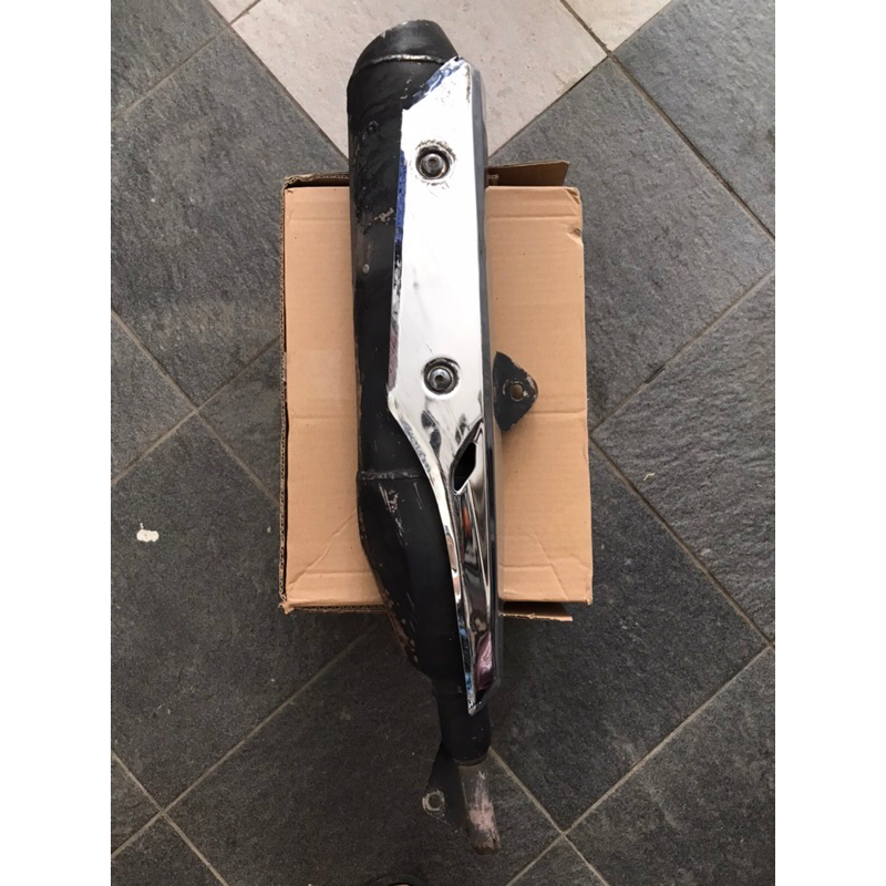 knalpot supra x125 fi k41 original silincer only