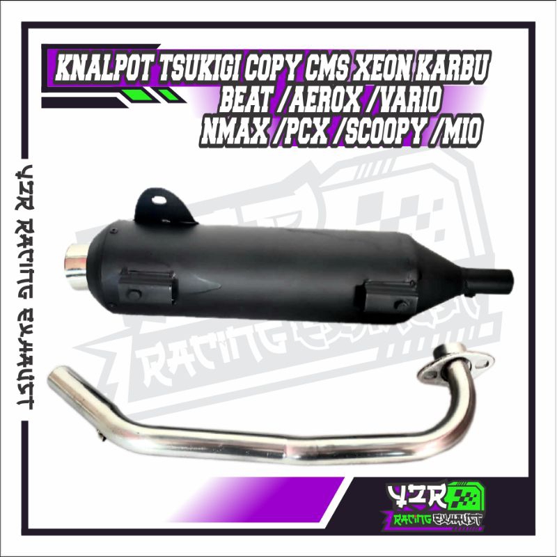 KNALPOT TSUKIGI COPY CMS VARIO 150 NEW VARIO 125 TECHNO VARIO 125 BOHLAM MIO J MIO M3 NMAX 155 PCX 1