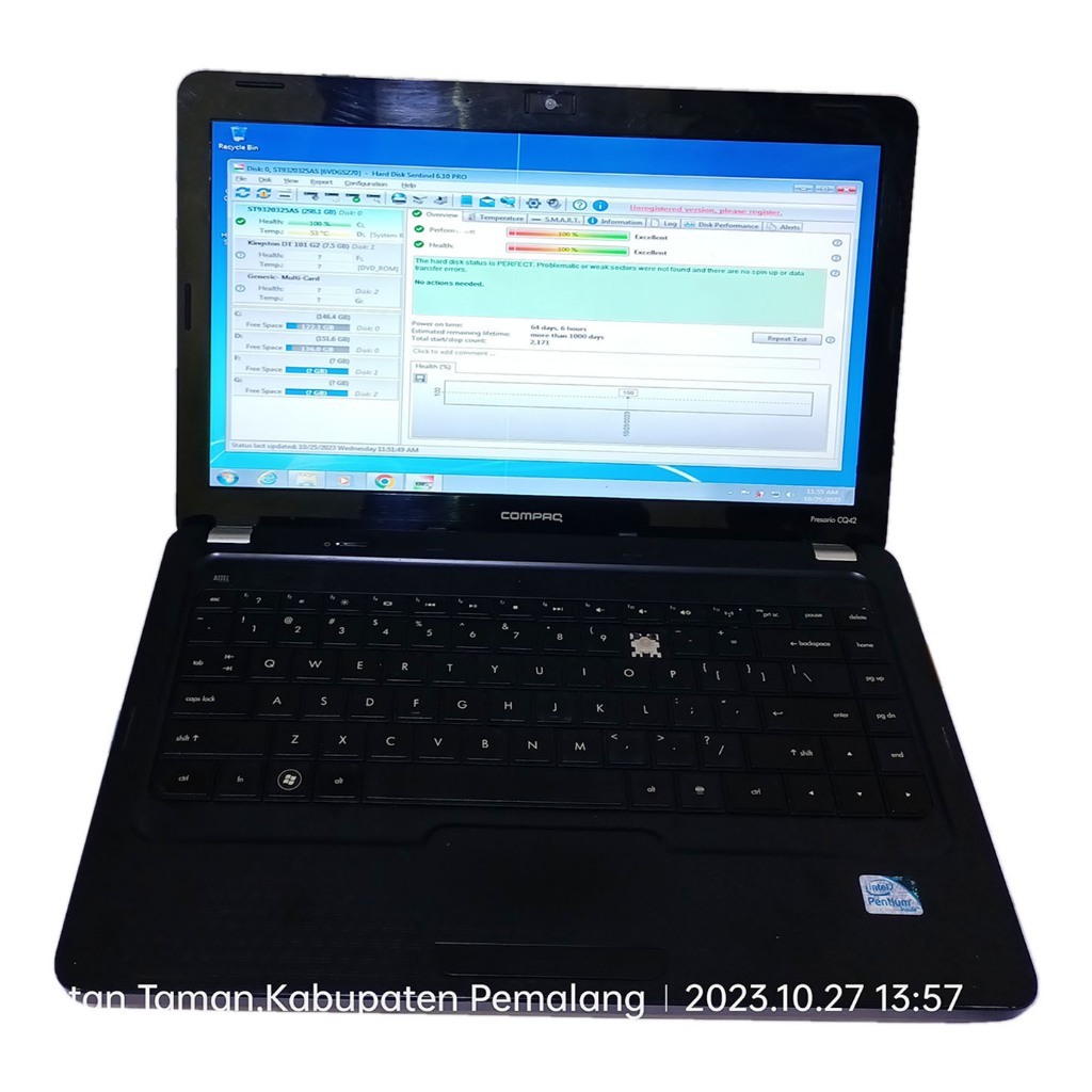 Motherboard hp CQ42 HM 55 prosesor core i5 gen 1 - Mainboard laptop hp cq42 core i5