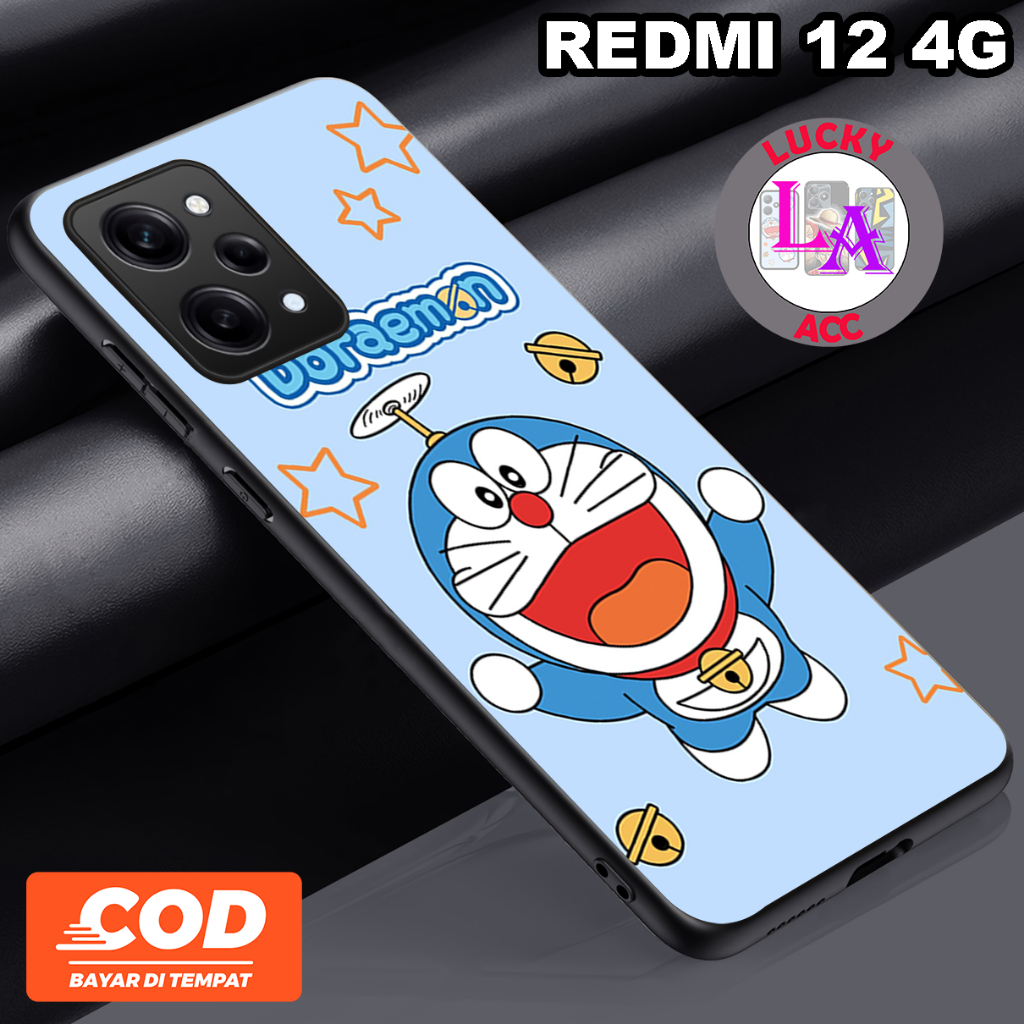 Softcase Glass Case Redmi 12 Terbaru Case Redmi 12 2023 - Casing Handphone Redmi 12 terbaru - Pelind