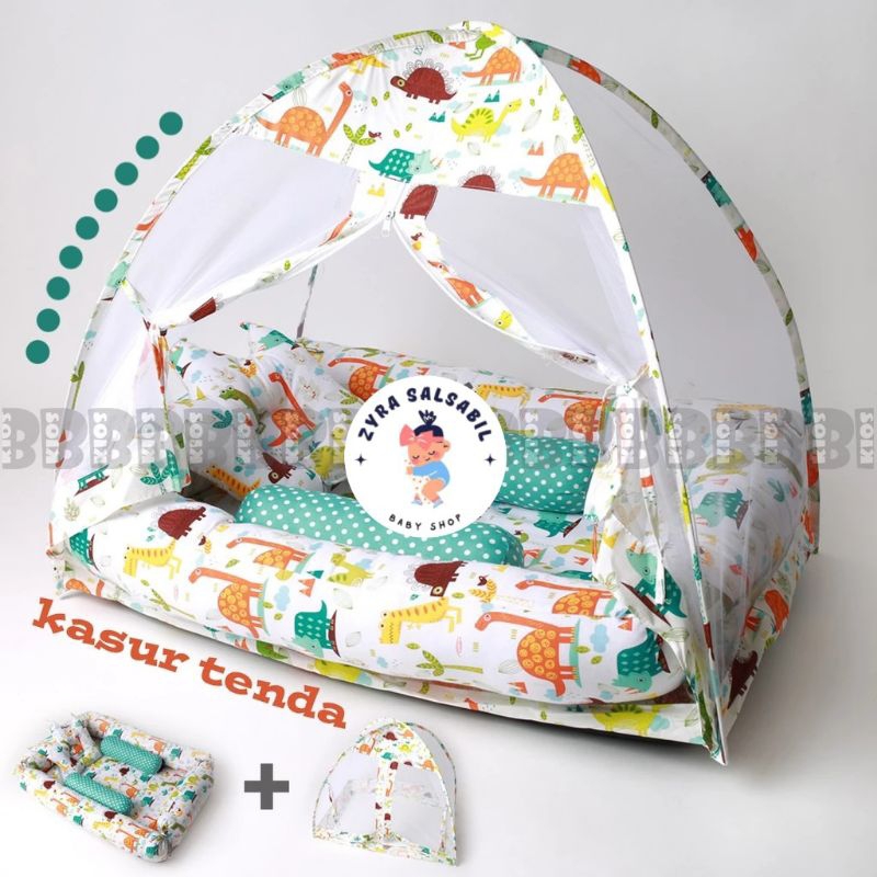 KASUR BAYI TENDA KELAMBU SET BANTAL GULING / KASUR BABY TENDA KELAMBU