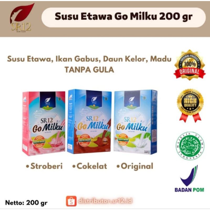 

SUSU ETAWA GOMILKU SR12 / GO MILKU SR12 200GR TERLARIS
