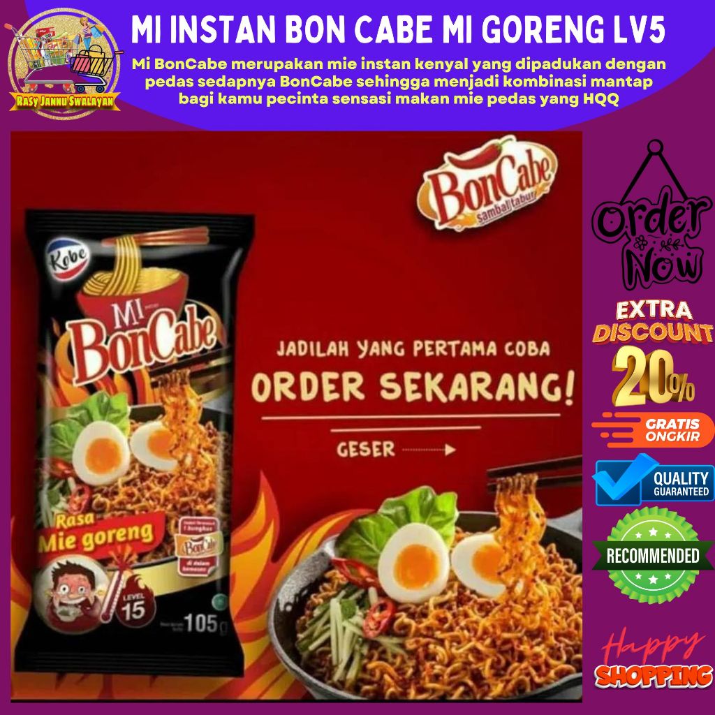 

mie bon cabe 105 gr