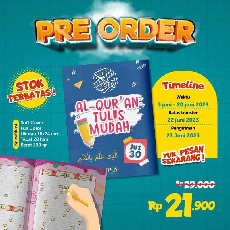 

BUKU AL-QUR'AN TULIS MUDAH