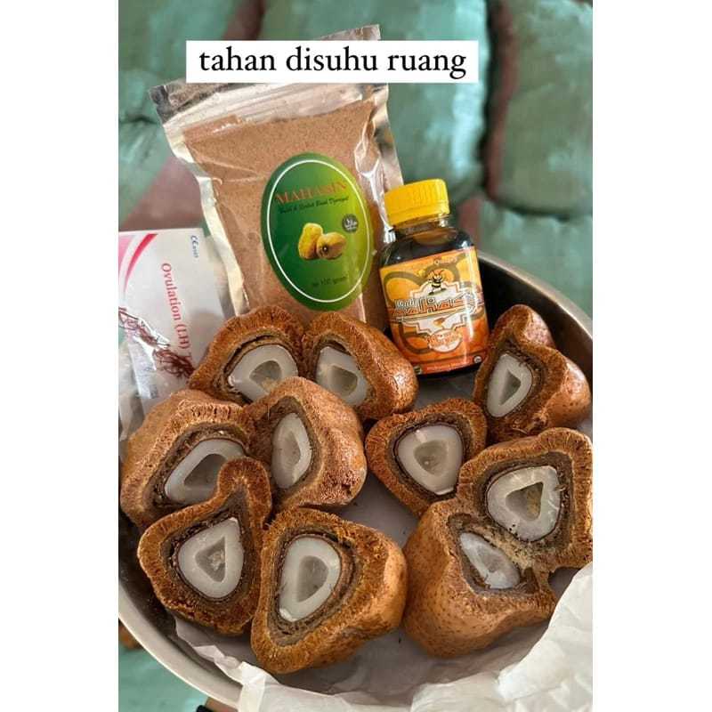 

Buah Zuriat Mahasin 1 bubuk Zuriat Mahasin & 1 botol Madu Mahasin gratis testpack Saffron mahasin