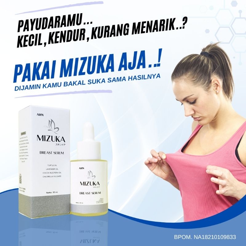 MIZUKA BREAST SERUM AND SOAP BAR PRODUK HERBAL BPOM SEMUA SOLUSI UNTUK PERAWATAN PAYUDARA