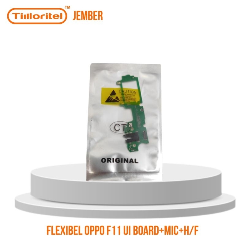 FLEXIBEL OPPO F11 UI BOARD+MIC+CONEKTOR HEADSET