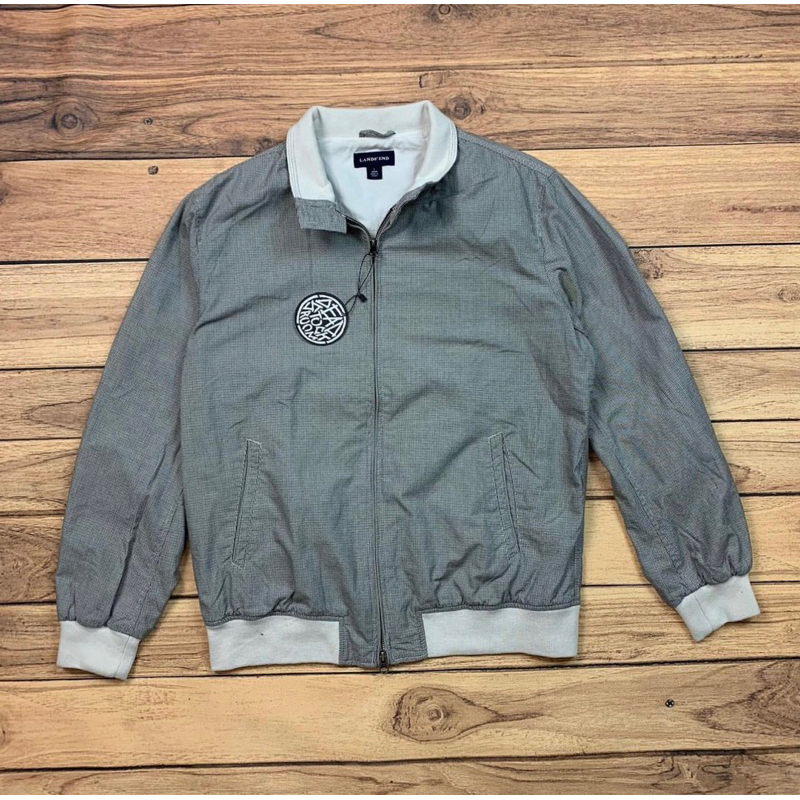 Jaket Lands End Grey / Abu