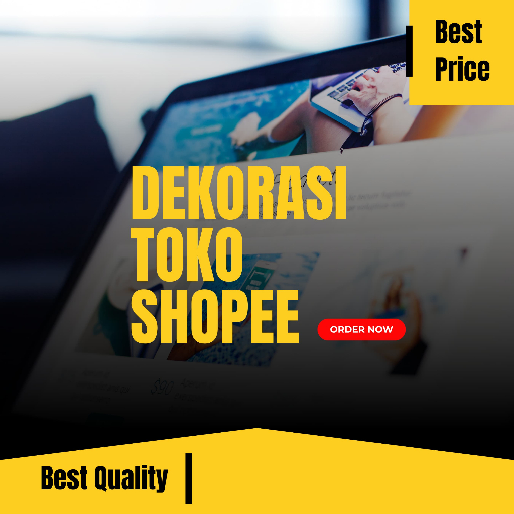 Dekorasi Toko Shopee Design by Raja Digital | Jasa Desain Dekorasi Toko Shopee Custom | Edit Banner 