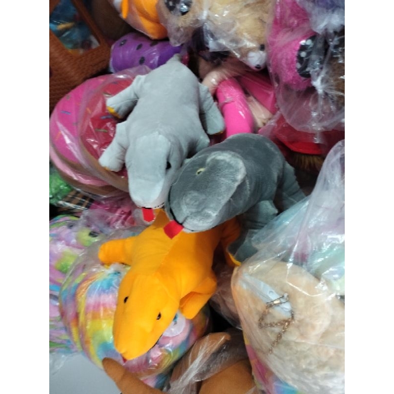 mainan anak-anak boneka komodo lucu
