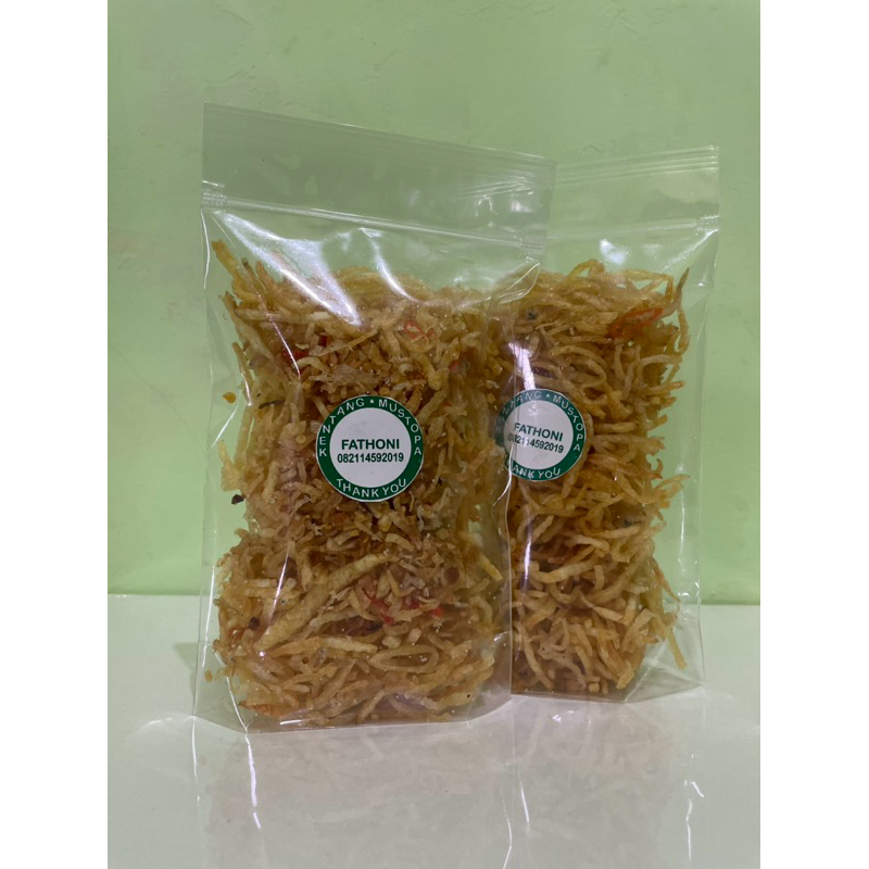 

Kentang Mustofa Original dan Kentang Mustofa Teri Kacang 100gr dan 250gr