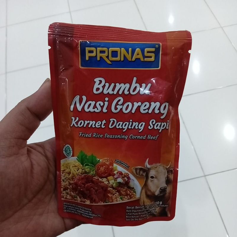 

Mahbubah - Pronas 110g Bumbu Nasi Goreng Kornet Daging Sapi Refil