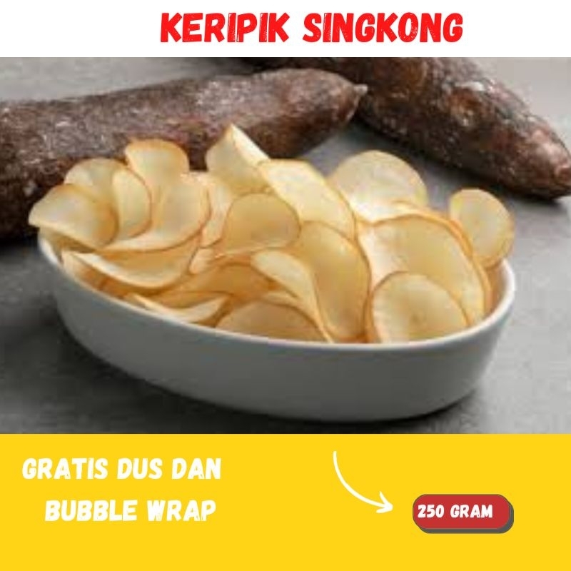 

KERIPIK SINGKONG 250 GRAM