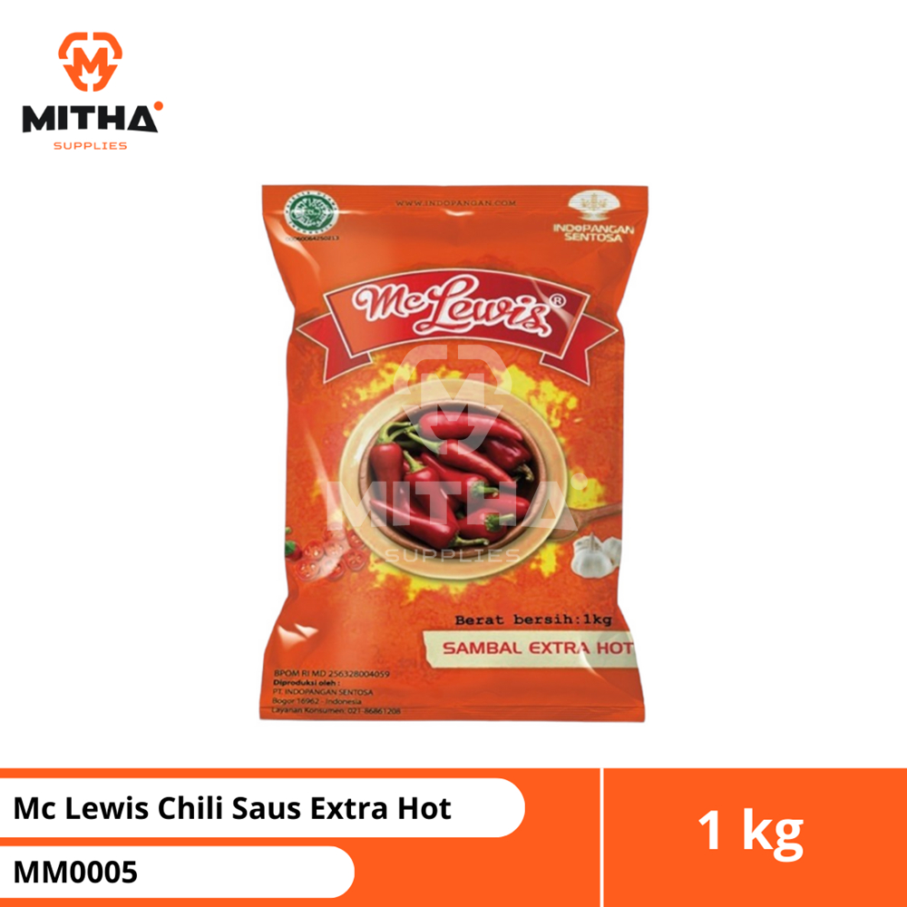 

Mc Lewis Chili Saus Extra Hot 1 Kg MITHA MM0005