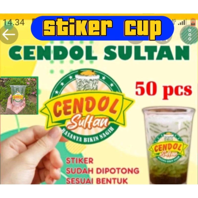 

Stiker Label Cendol Sultan bisa COD