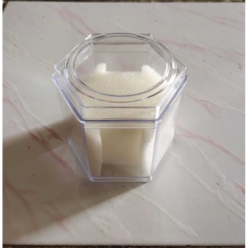 BOX JAM TANGAN KOTAK JAM TANGAN MIKA PERSEGI 6 BENING