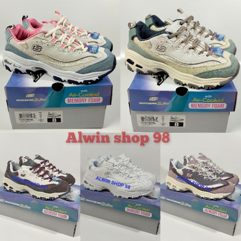 SKECHERS D'LITES SURE THING 1.0/SEPATU SKECHERS D'LITES WOMEN'S ORIGINAL