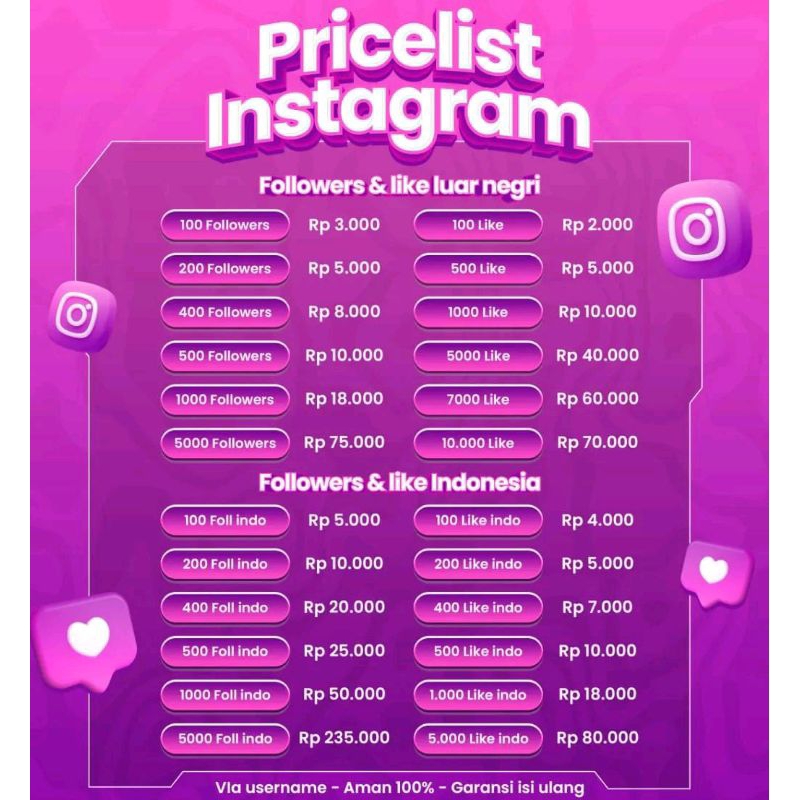 followers Indonesia aktif permanen