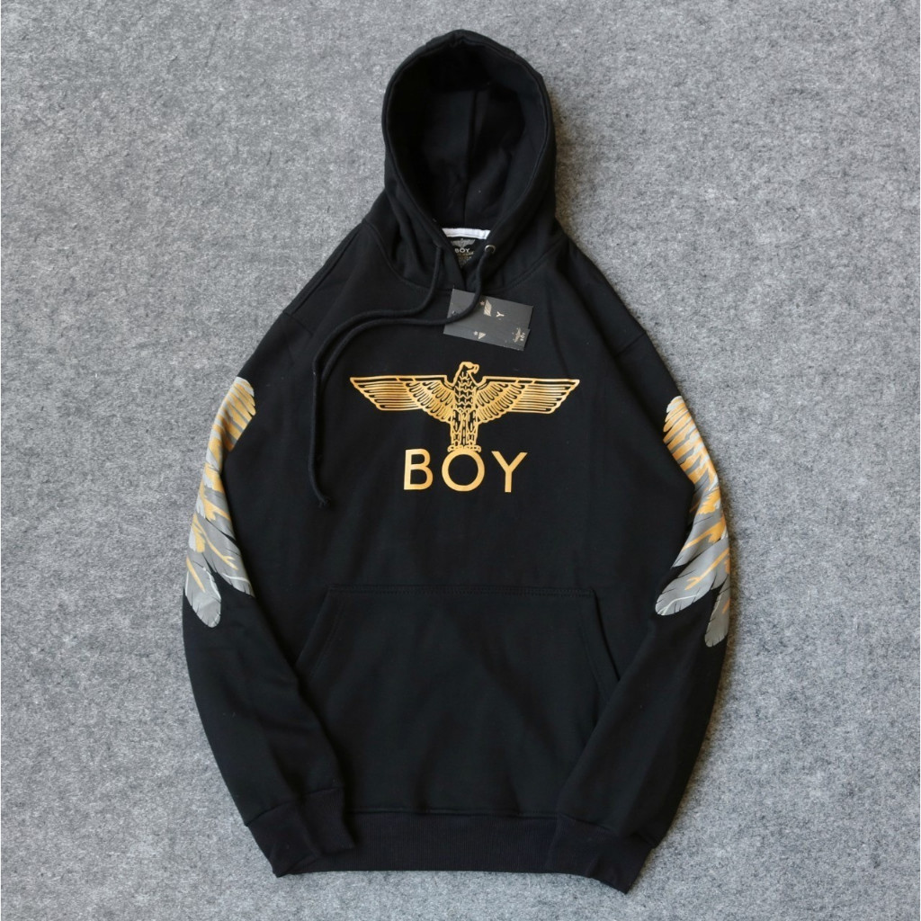 JAKET SWEATER HOODIE BOY LONDON HITAM AUTHENTIC GOLD / HOODIE PREMIUM QUALITY (COD)