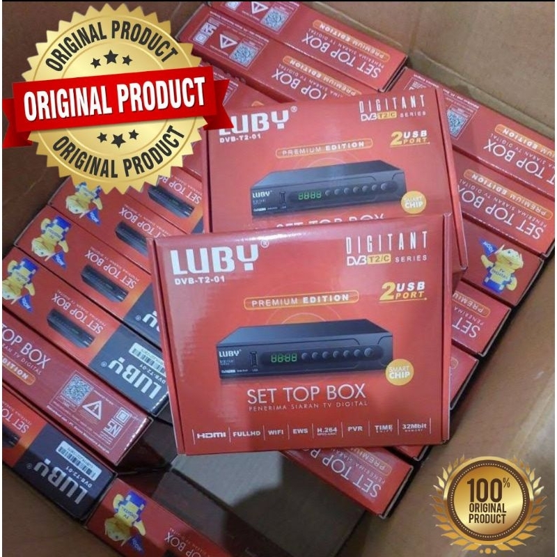 SET TOP BOX LUBY 01, 02 tv digital alat pengubah siaran analog ke digital