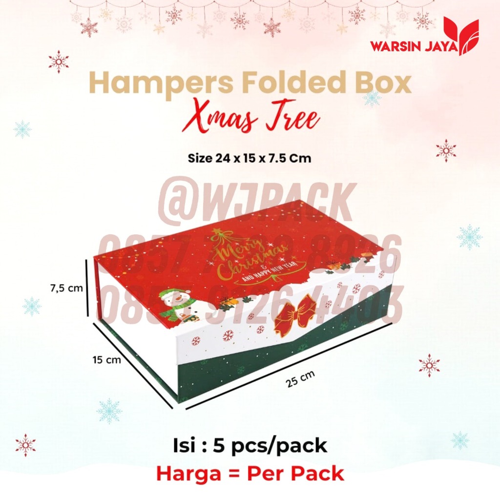 

DUS LIPAT HAMPERS NATAL 25X15X7,5CM
