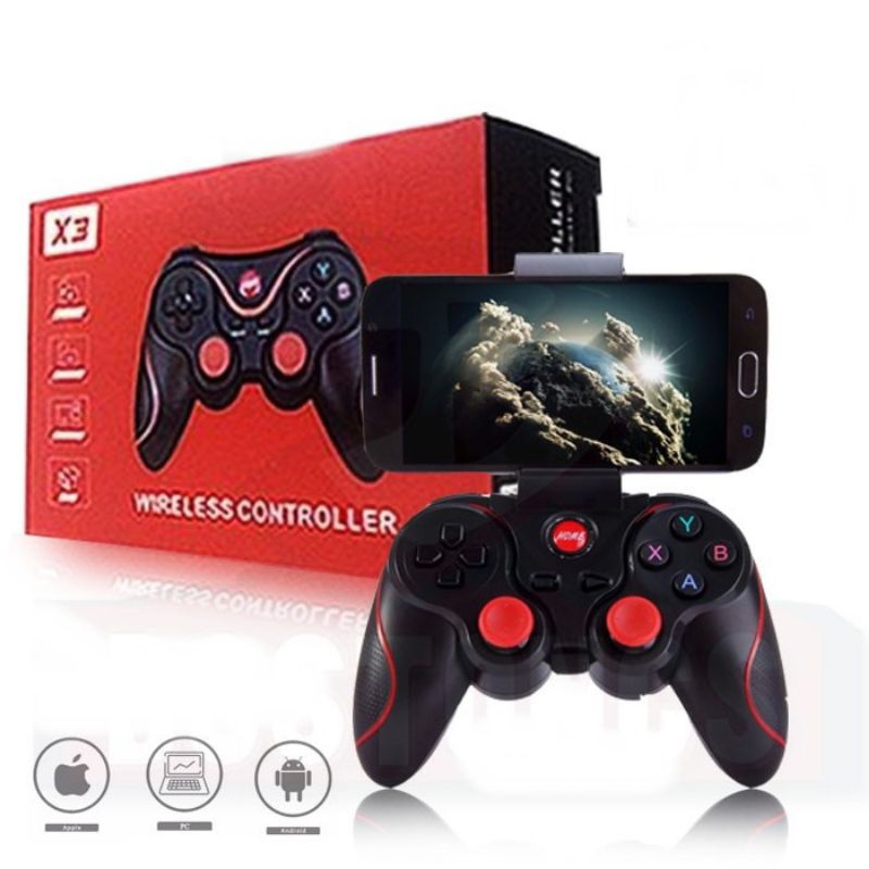 Game Pad Bluetooth X3 Fullset Support Semua Jenis Game