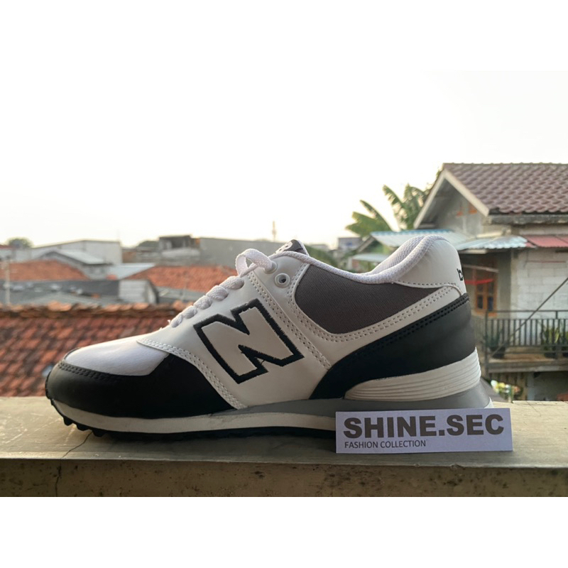 Sneakers New balance 574 Putih-Hitam Pria/Wanita