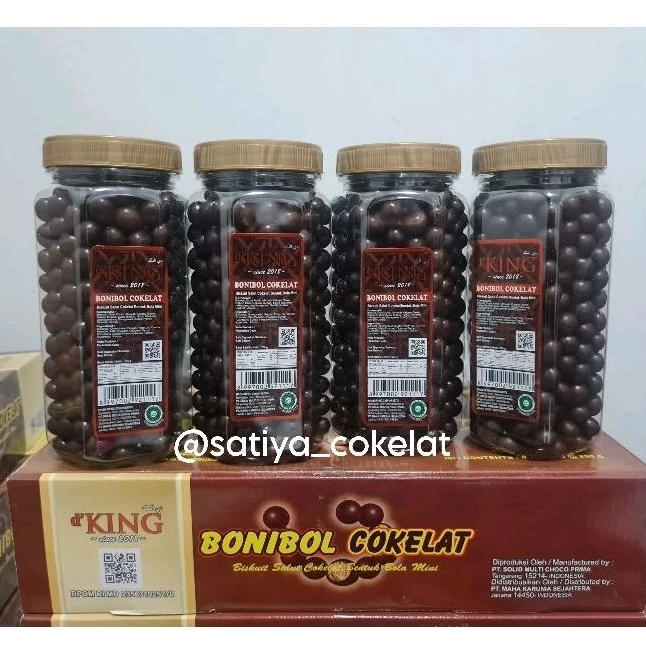 

DKing Bonibol Cokelat Biskuit Sedus isi 4 toples