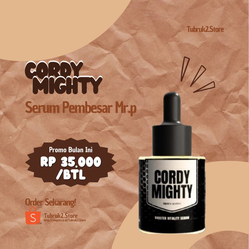 CORDY MIGHTY PEMBESAR PENIS OBAT KUAT PRIA PEMBESAR MR.P