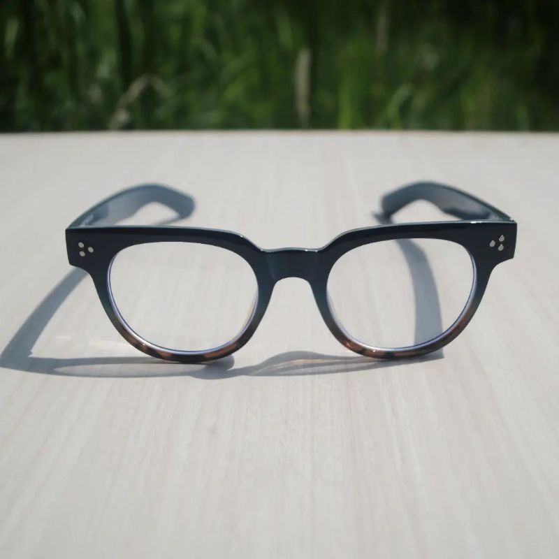 Kacamata Hitam Bening Anti Radiasi Moscot Vilda Black leopard ( anti radiasi )