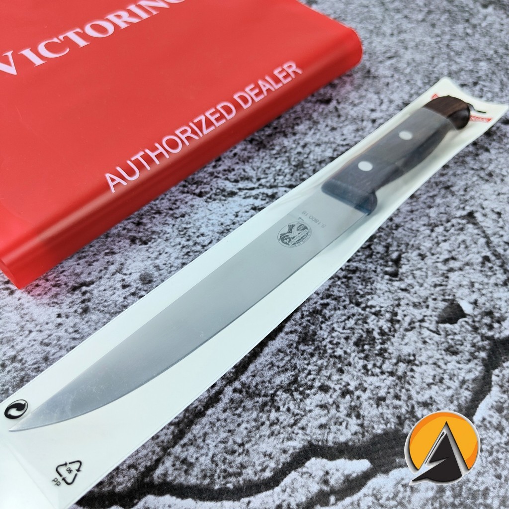 Pisau carving knife victorinox rosewood cap payung 18 cm original swiss 5.1800.18