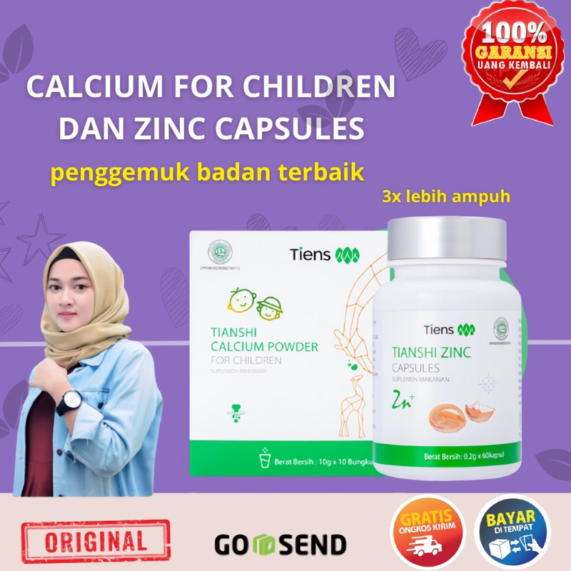 [ TERLARIS ] Tianshi zinc capsules suplemen penggemuk badan original | super protein penggemuk | tie