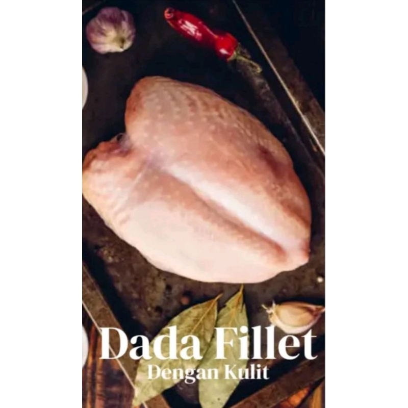 

fillet dada dengan kulit