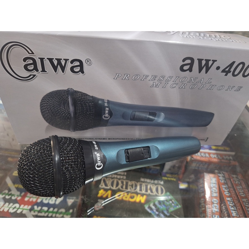 Microphone MIC Cable KARAOKE PROFESIONAL C AIWA AW400 CAIWA