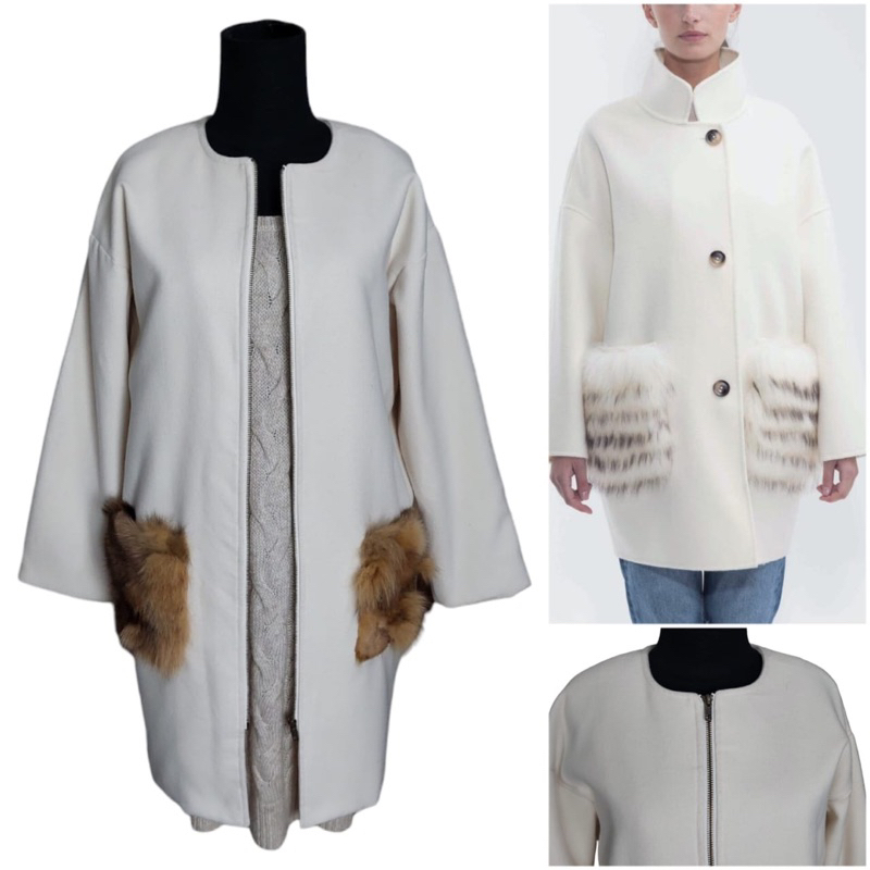 Preloved Wool Coat CECIL McBEE 103001