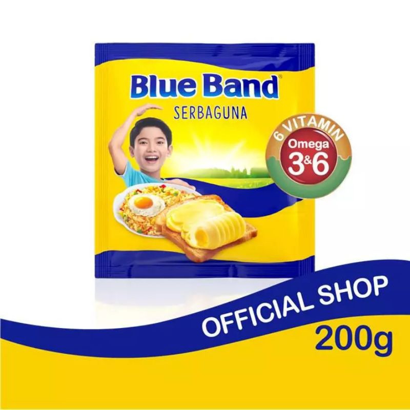 

Blue Band Margarin Serbaguna 200gr x 5 pcs