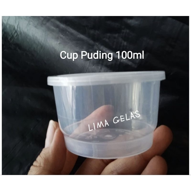Gelas Puding / Cup Puding / Cup Saus / Gelas Merpati 100ml isi 25pcs