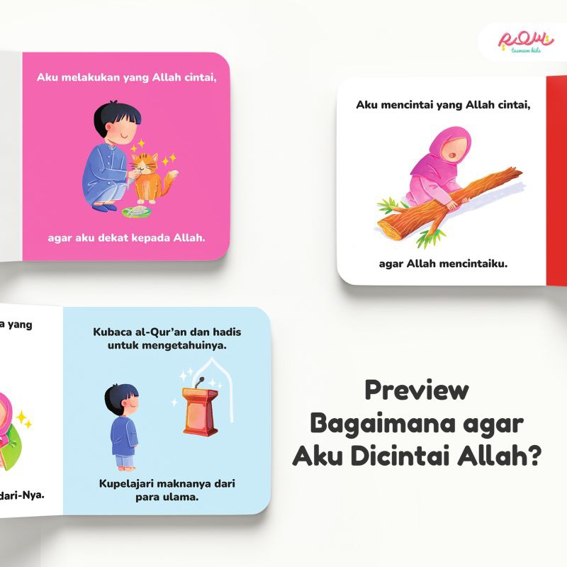 PO BOARDBOOK AKU INGIN DICINTAI ALLAH - SERI TAUHID PERTAMAKU Tasmeem Kids