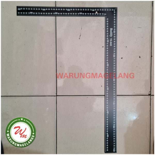 

Penggaris mistar siku 24 inch 60 cm bahan besi Diskon
