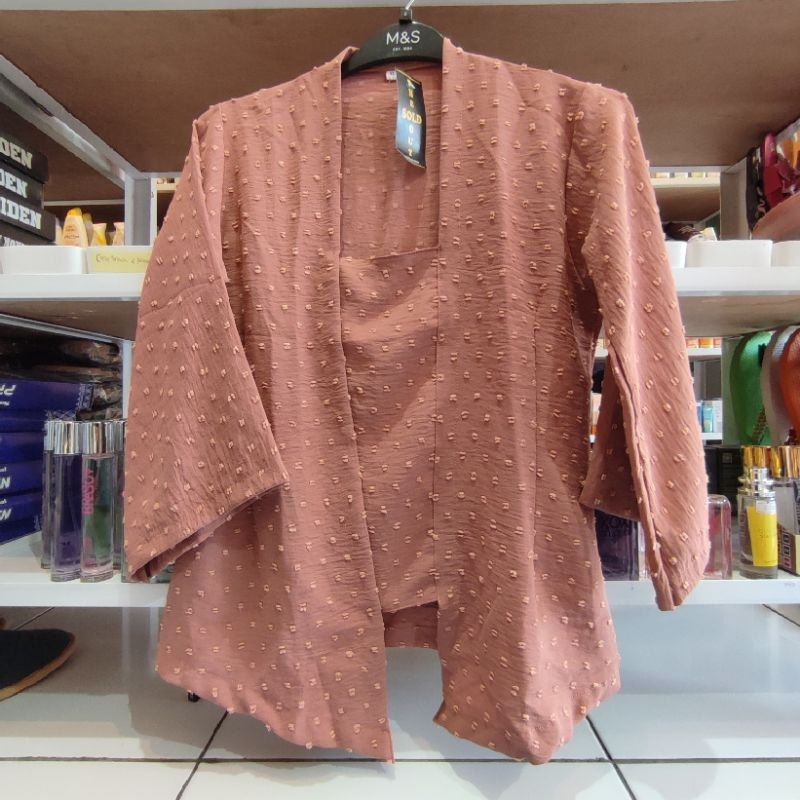 kebaya crinkle lengan lonceng/adat bali/baju kebaya bali/cutting bali