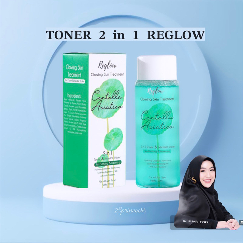 TONER REGLOW 2 in 1 ORIGINAL BISA COD/ original dr shindy / reglow skincare 100 % original