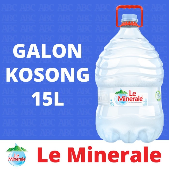 

Le Minerale | Galon Bekas 15 Liter | Galon Kosong | Sameday/Instant Delivery