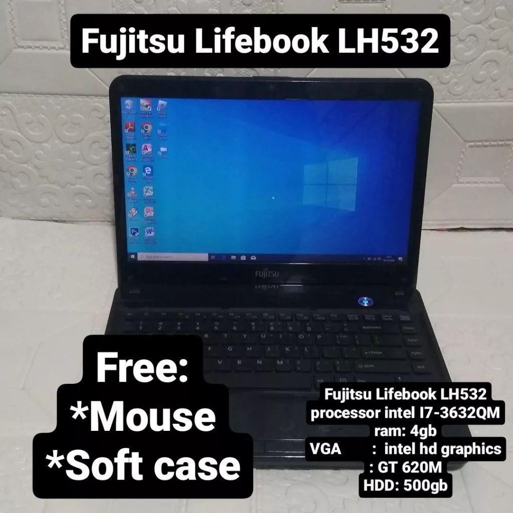 Ready Laptop Fujitsu Lifebook LH532