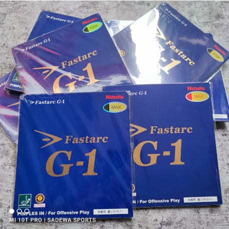 NITTAKU FASTARC G1 MAX- Karet bet pingpong tenis meja Original Japan
