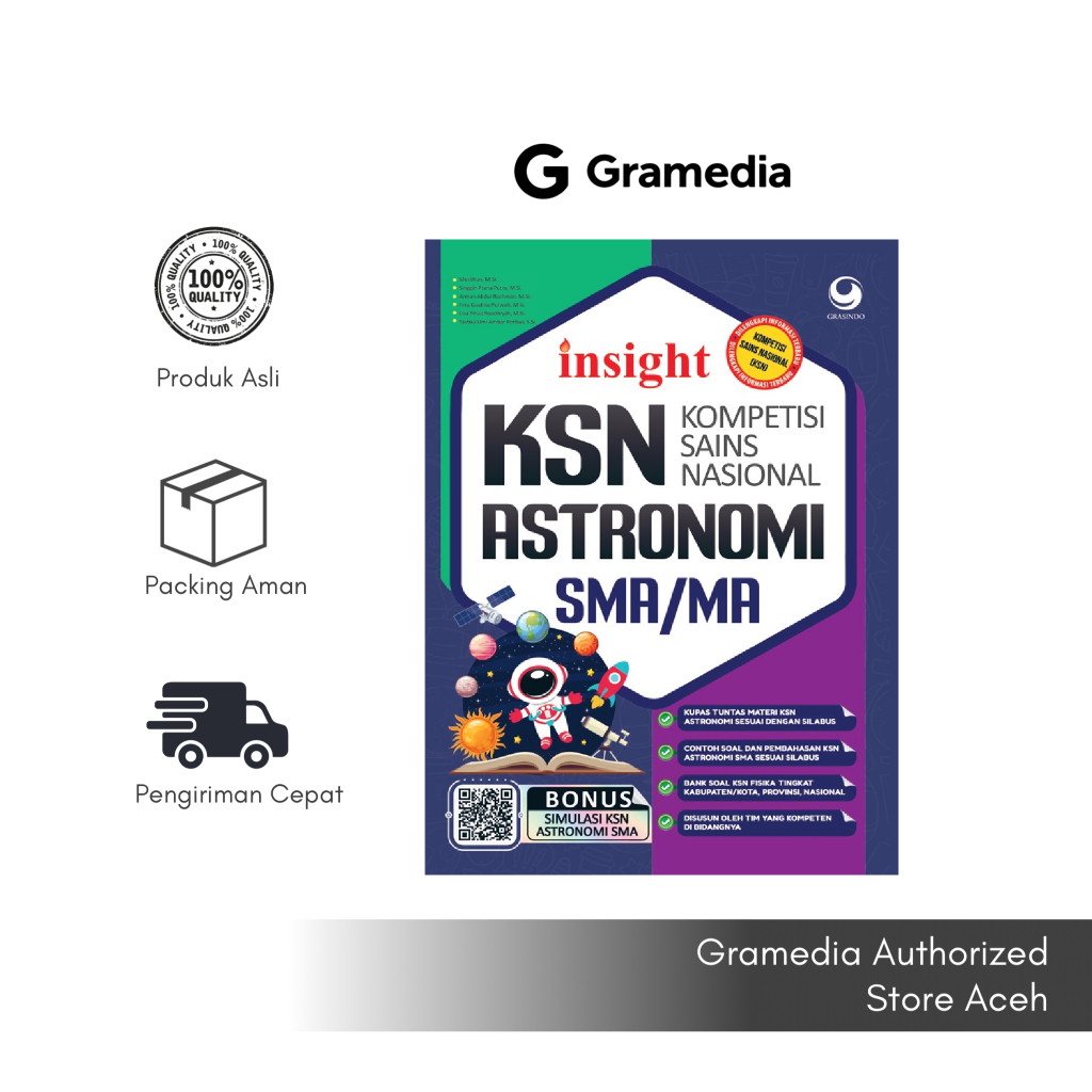 Gramedia Aceh - INSIGHT KSN (Kompetisi Sains Nasional) Astronomi SMA