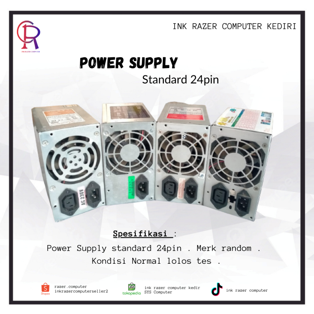 Power Supply PC Standart 450Watt - PSU 500W Standart PC