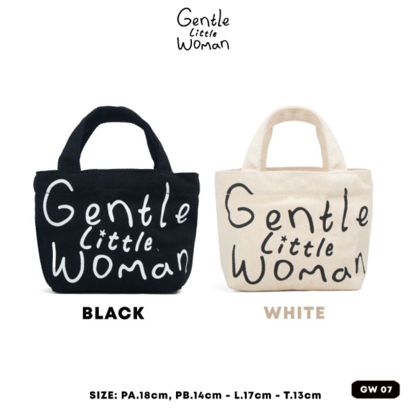 TOTE BAG LITTLE GENTLE WOMAN GW 07 IMPORT.