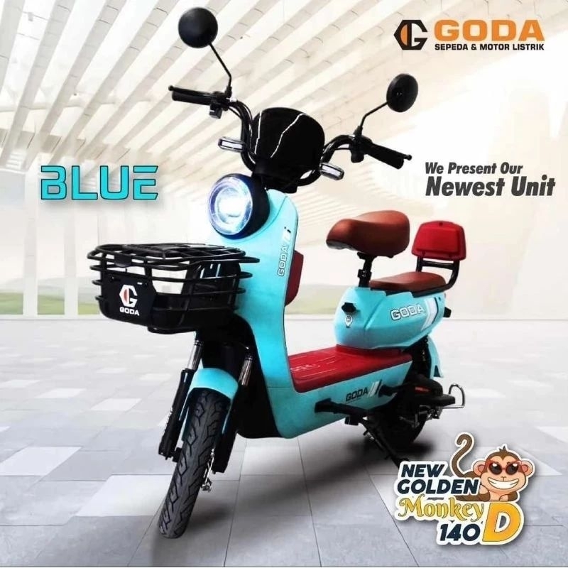 SEPEDA LISTRIK GODA 140 D BIRU