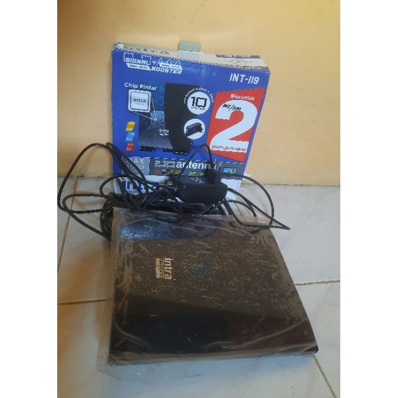 Antena Digital INDOOR dan OUTDOOR TV Merk intra 119 (bekas like new)